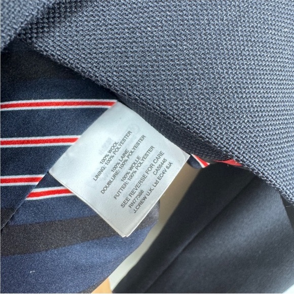 J. Crew 100% wool blazer in navy NWOT - Picture 8 of 14
